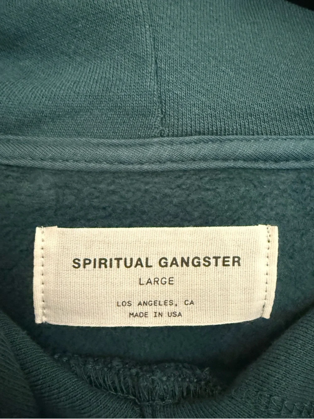 🧘‍♀️NWT Spiritual Gangster Balance Olsen Cropped Hoodie 888 Large - Picture 8 of 10